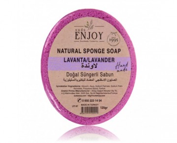 Natural Sponge Soap - Lavender