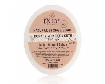 Natural Sponge Soap - Donkey Milk